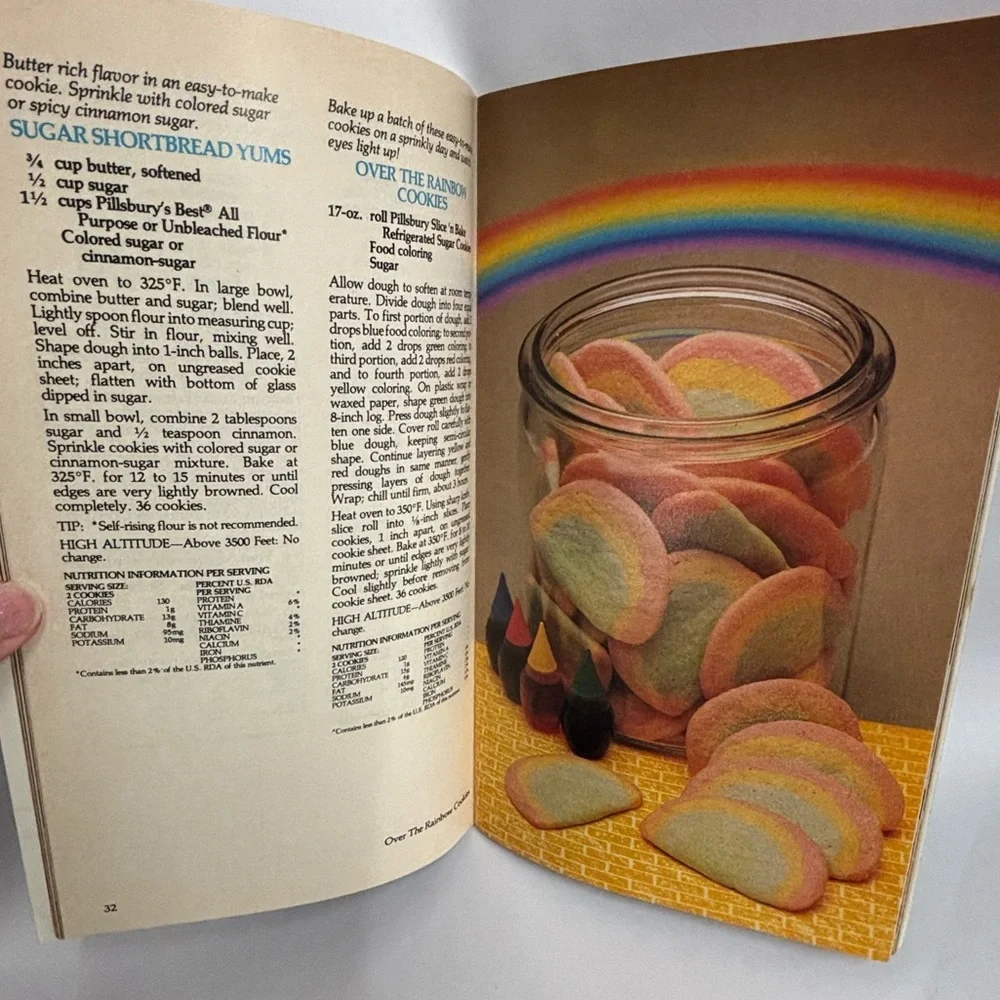 (2) 1980's Pillsbury cookbook magazines
